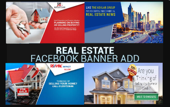 I will design real estate  facebook ad banner