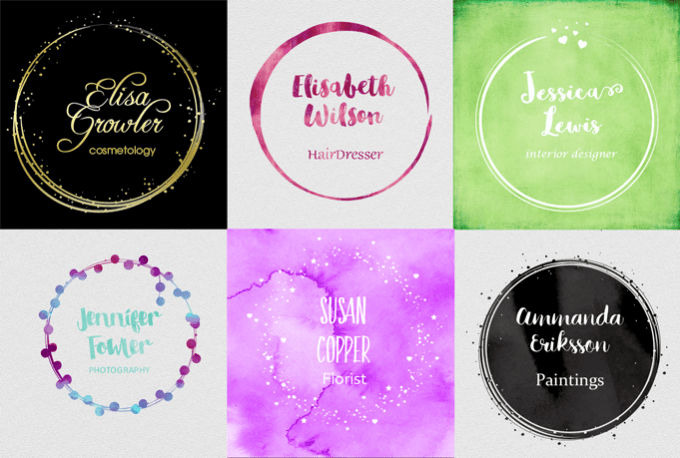 I will design TRENDY feminine logo