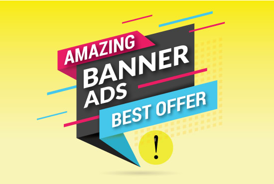 I will design web banner facebook ads or flyers