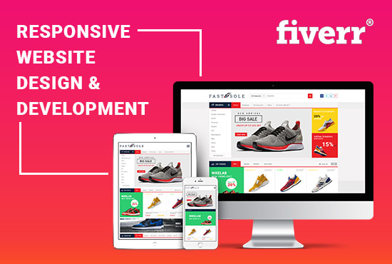 I will design website  HTML css and bootstrap