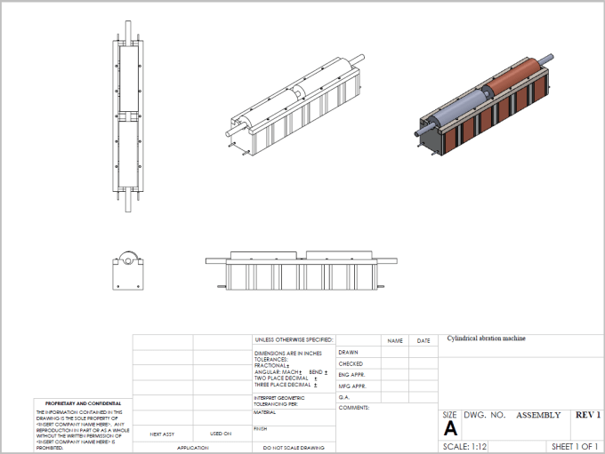 I will do 2D and 3D CAD modeling in Solidworks