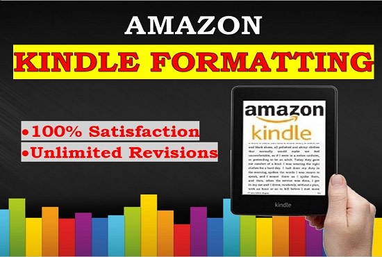 I will do amazon kdp kindle book formatting, kdp publishing