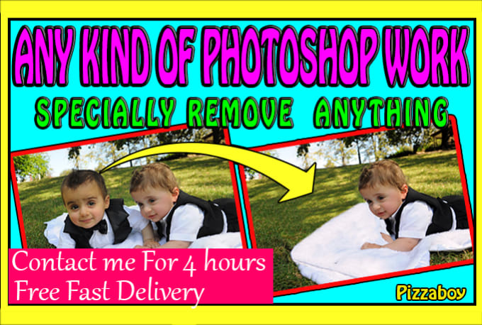 I will do any of your work related photoshop