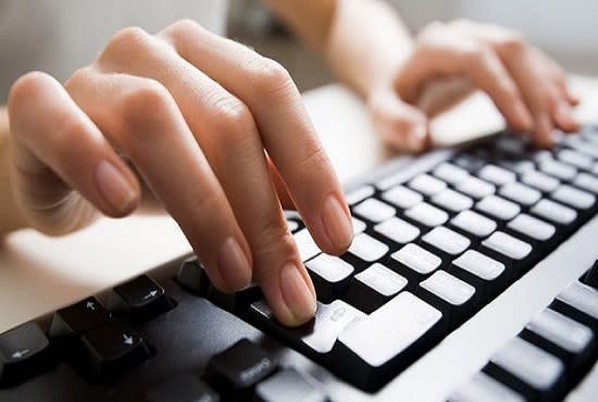 I will do data entry and internet researching