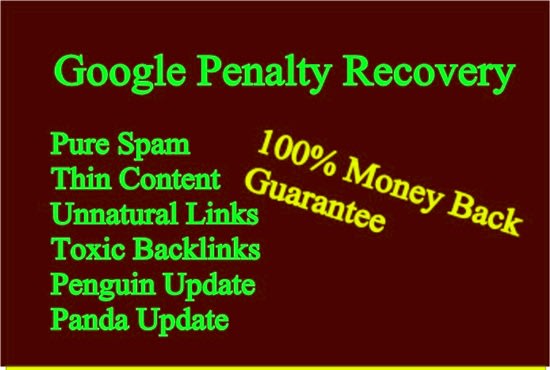 I will do google manual action recovery