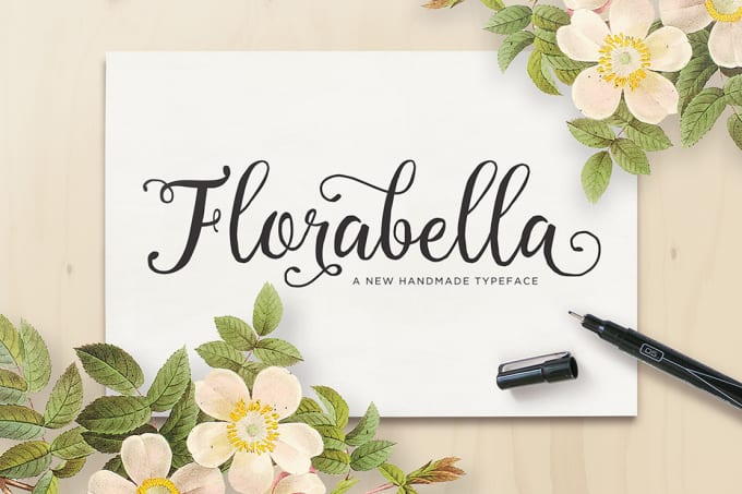 I will do logo in modern brush lettering