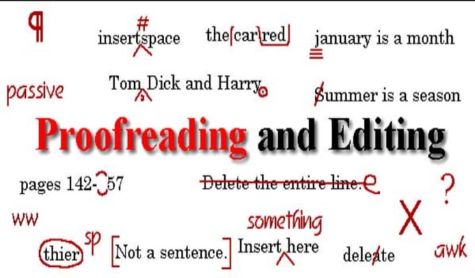 I will do proofreading and editing, proofreading, book editing