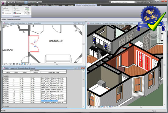 I will do revit, bim modeling, rendering, walkthrough, 3d modeling