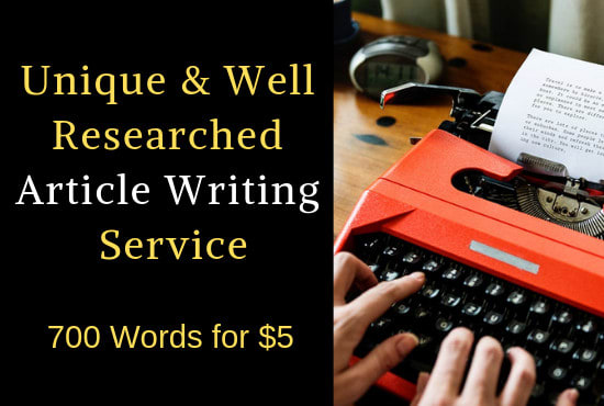 I will do unique SEO article writing and blog writing
