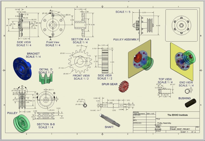 I will draw any AutoCad 2D and 3D drawing