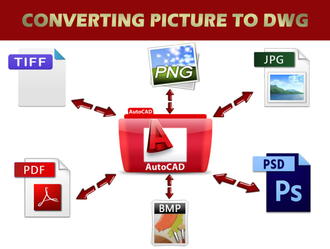 I will draw picture of any format in autocad dwg