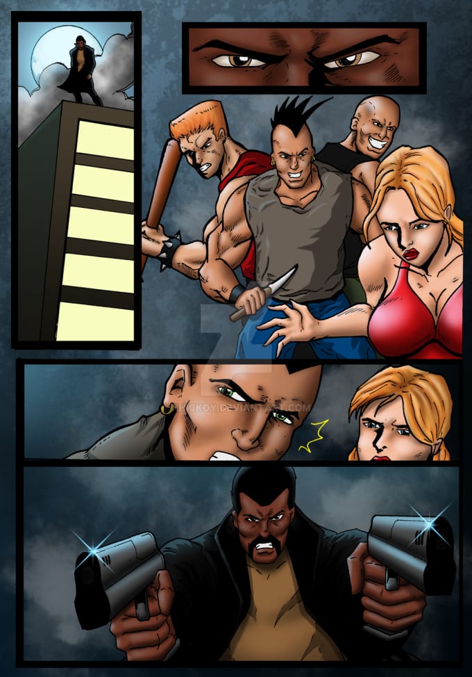 I will draw your comic page