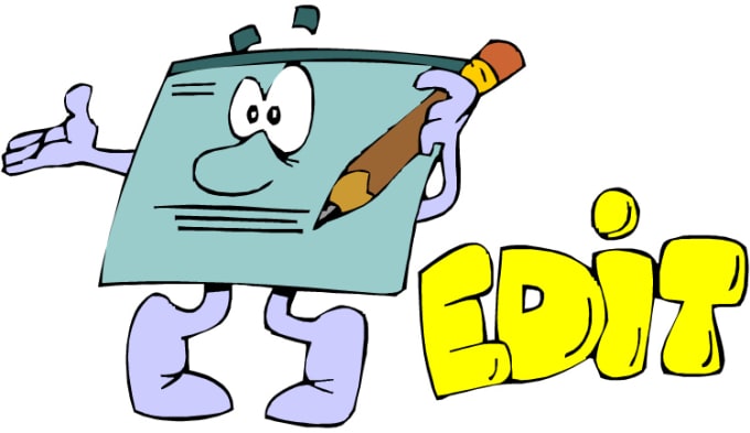 I will edit, proofread, or input changes