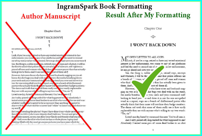 I will format your book for ingramspark using indesign