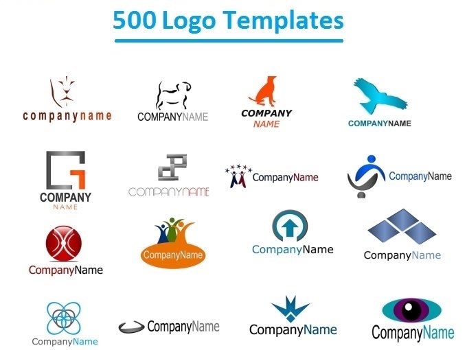 I will give you 500 logo templates