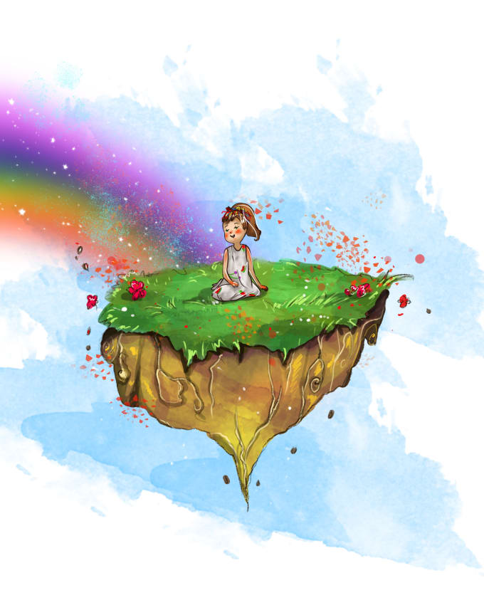 I will illustrate a children book in watercolor style