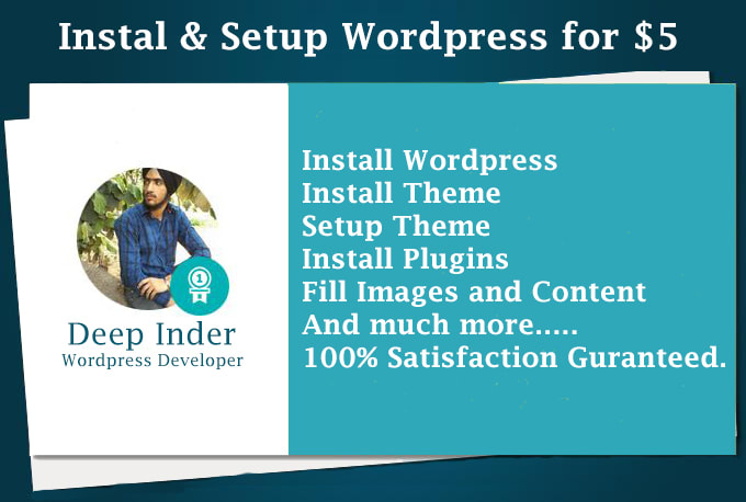 I will install and setup wordpress