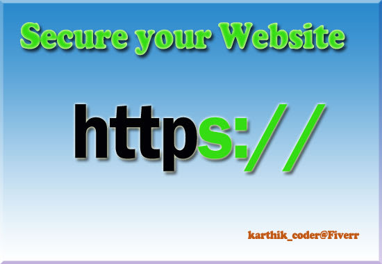 I will install SSL https security certificate on your web server