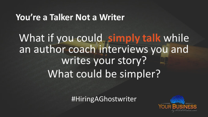 I will interview you and write your book with you