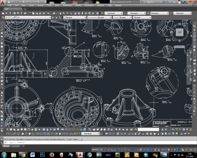 I will make 2d drawings with autocad