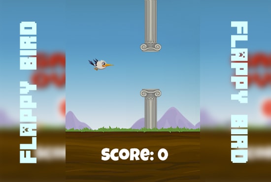 I will make a flappy bird style game for you