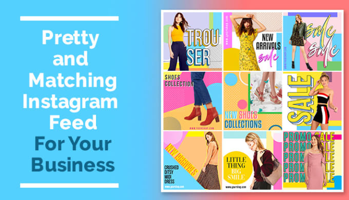 I will make instagram feed for your online shop or company business