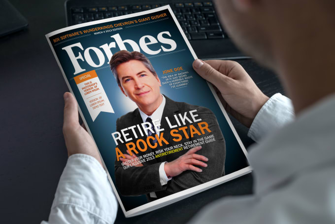 I will make magazine, newsletter, brochure  cover for you