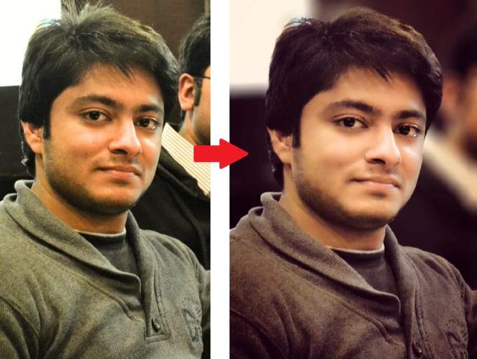 I will makeover 2 photos to high quality slr with blur background