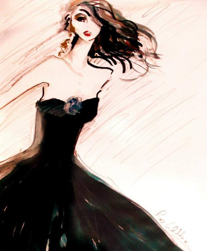 I will offer a commercial  licence on my fashion illustrations