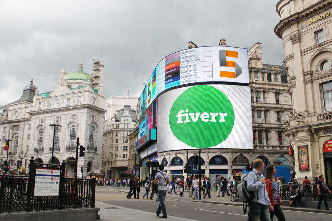 I will place your logo or picture on Piccadilly Square Image