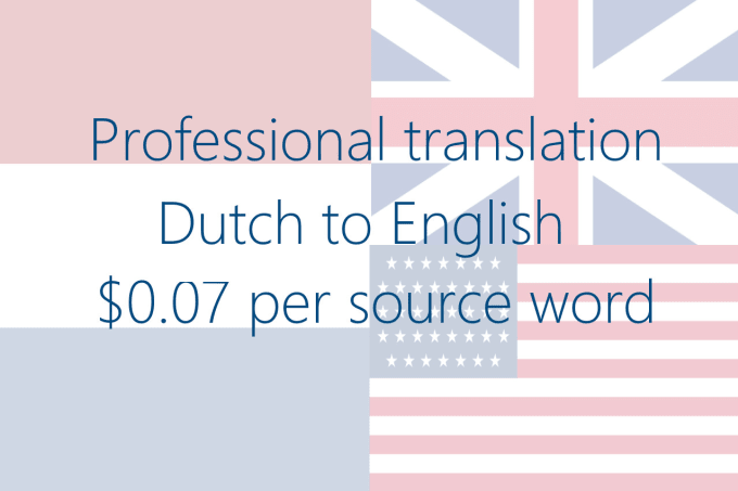 I will professionally translate your text from dutch to english