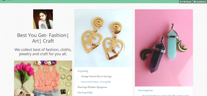 I will promote and add your Etsy products on my tumbler blog