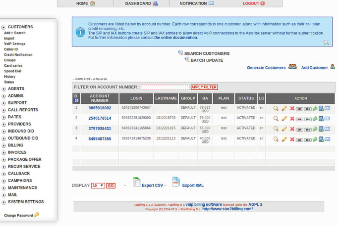 I will provide a2billing installation,configuration and support