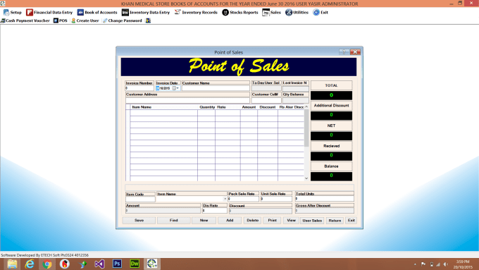 I will provide desktop application or ERP