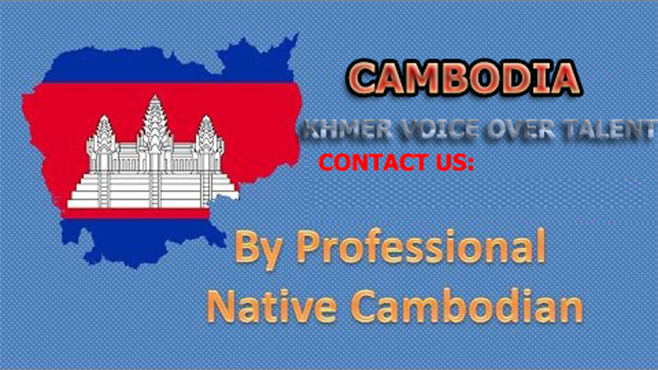 I will provide solutions khmer voice over