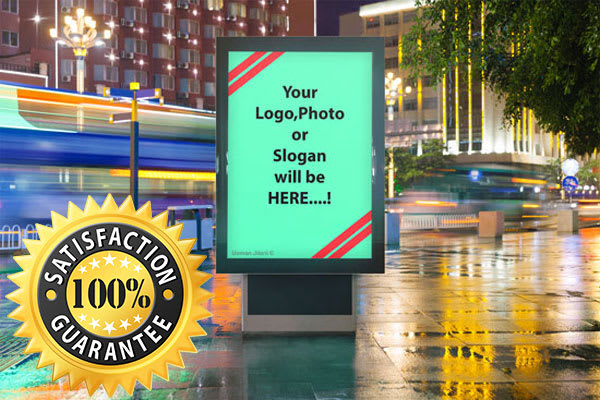 I will put your photo on 50 BILLBOARDS virtually