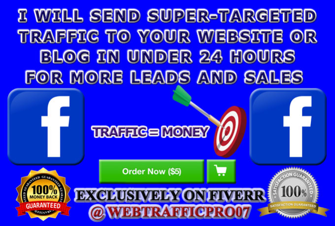 I will send super targeted traffic to your site or blog in under 24hrs