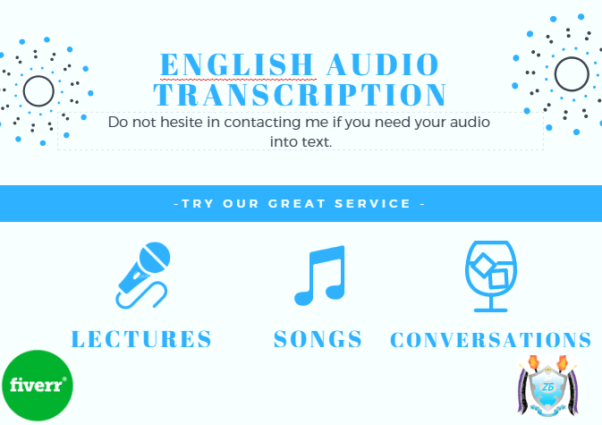 I will transcribe your audio in English