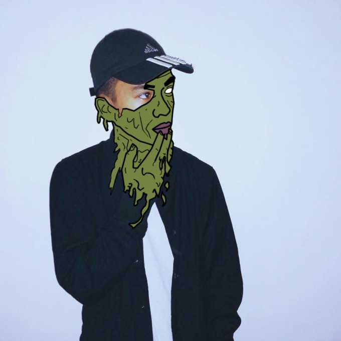 I will transform your photo into vector art inspired of zombies