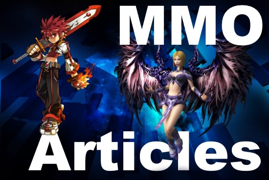 I will write a specialist mmo  game related article