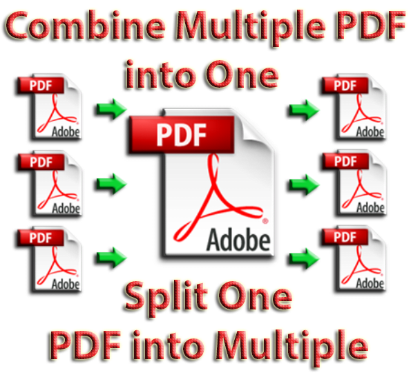 I will combine multiple PDF file into single or split into more