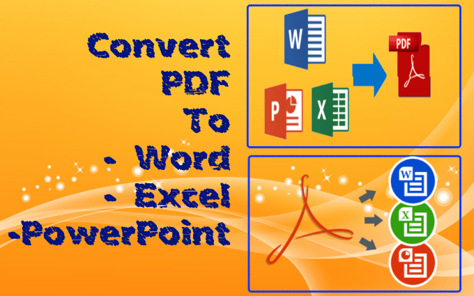 I will convert your PDF File to Word, Excel or PowerPoint