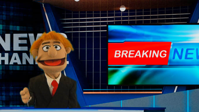 I will create a professional spokesperson puppet video in english or in spanish