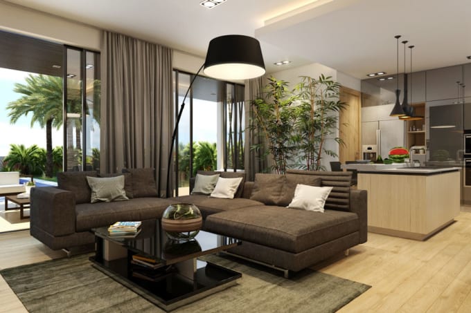 I will create awesome 3d interior rendering