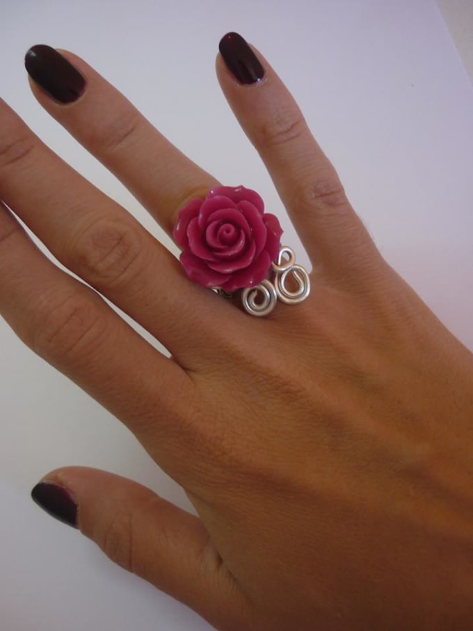 I will create for you adjustable ring from wire