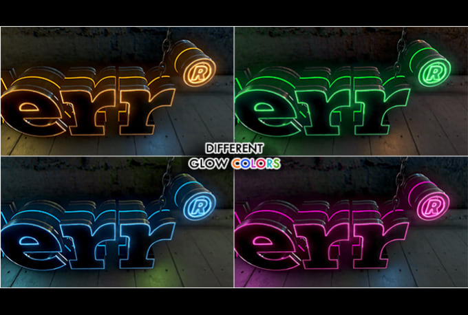 I will create fully loaded 3d metallic logo glow animation intro