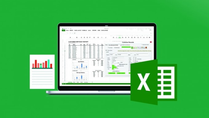 I will create template and other works in excel