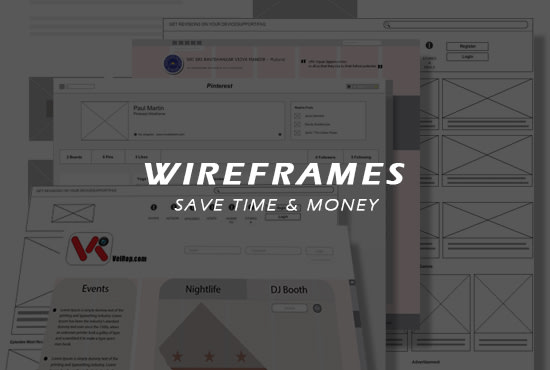 I will create WIREFRAMES for your Mobile or Web Apps