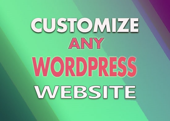 I will customize any wordpress website or theme