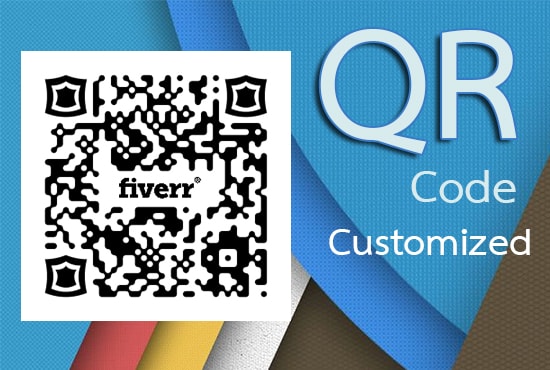 I will design a custom qr code with your logo
